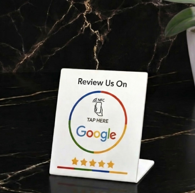 מעמד גדול Google Reviews בעיצוב אישי.